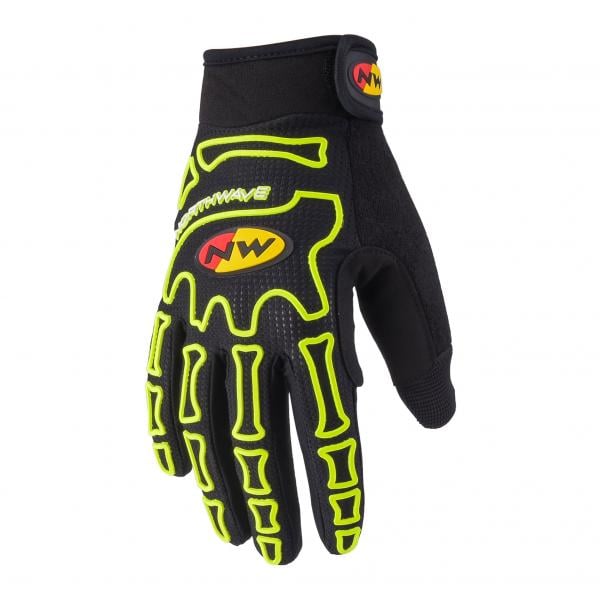 Велоперчатки NORTHWAVE C89142005 BLACK-YELLOW XL Велоперчатки NORTHWAVE C89142005 BLACK-YELLOW XL